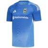 Columbus Crew adidas 2025 Goalkeeper Jersey - Blue - Side View