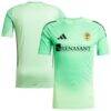 Nashville SC adidas 2025 Goalkeeper Jersey - Green - Front View