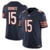 Rome Odunze Chicago Bears Nike Vapor F.U.S.E. Limited Jersey - Navy - Front View