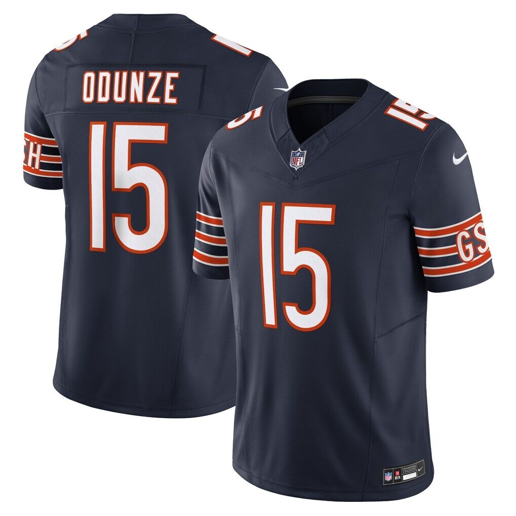 Rome Odunze Chicago Bears Nike Vapor F.U.S.E. Limited Jersey