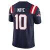 Drake Maye New England Patriots Nike Vapor F.U.S.E. Limited Jersey - Navy - Detail View