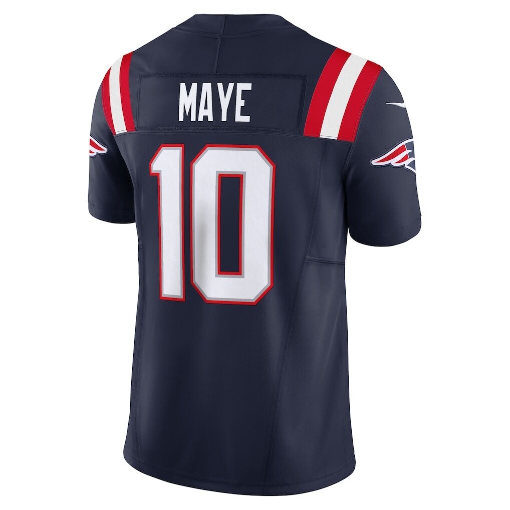 Drake Maye New England Patriots Nike Vapor F.U.S.E. Limited Jersey