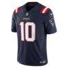 Drake Maye New England Patriots Nike Vapor F.U.S.E. Limited Jersey - Navy - Side View