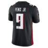 Michael Penix Jr. Atlanta Falcons Nike Vapor F.U.S.E. Limited Jersey - Black - Detail View