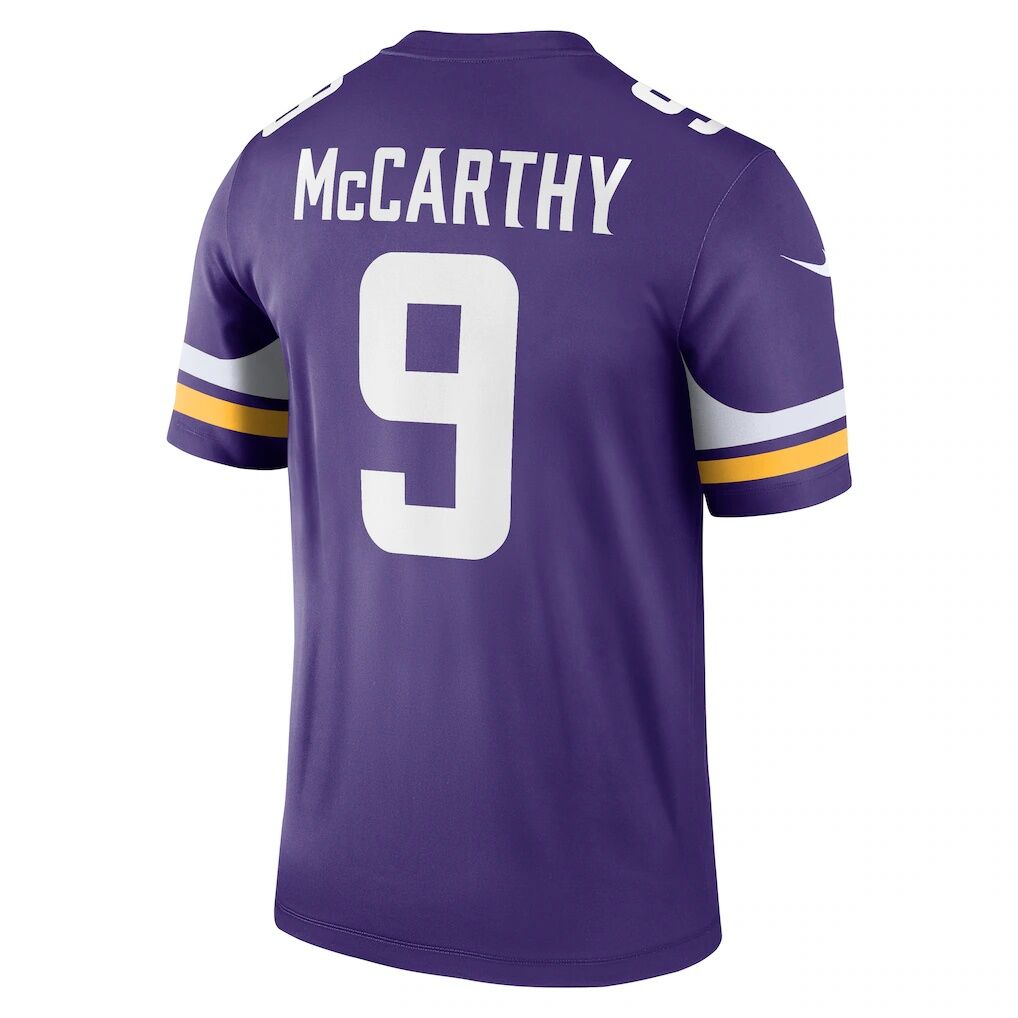 J.J. McCarthy Minnesota Vikings Nike Legend Player Performance Top