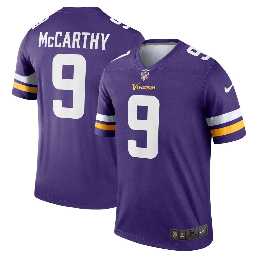 J.J. McCarthy Minnesota Vikings Nike Legend Player Performance Top