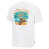Atlanta Falcons Tommy Bahama Sport Torchdown Graphic T-Shirt - White - Detail View