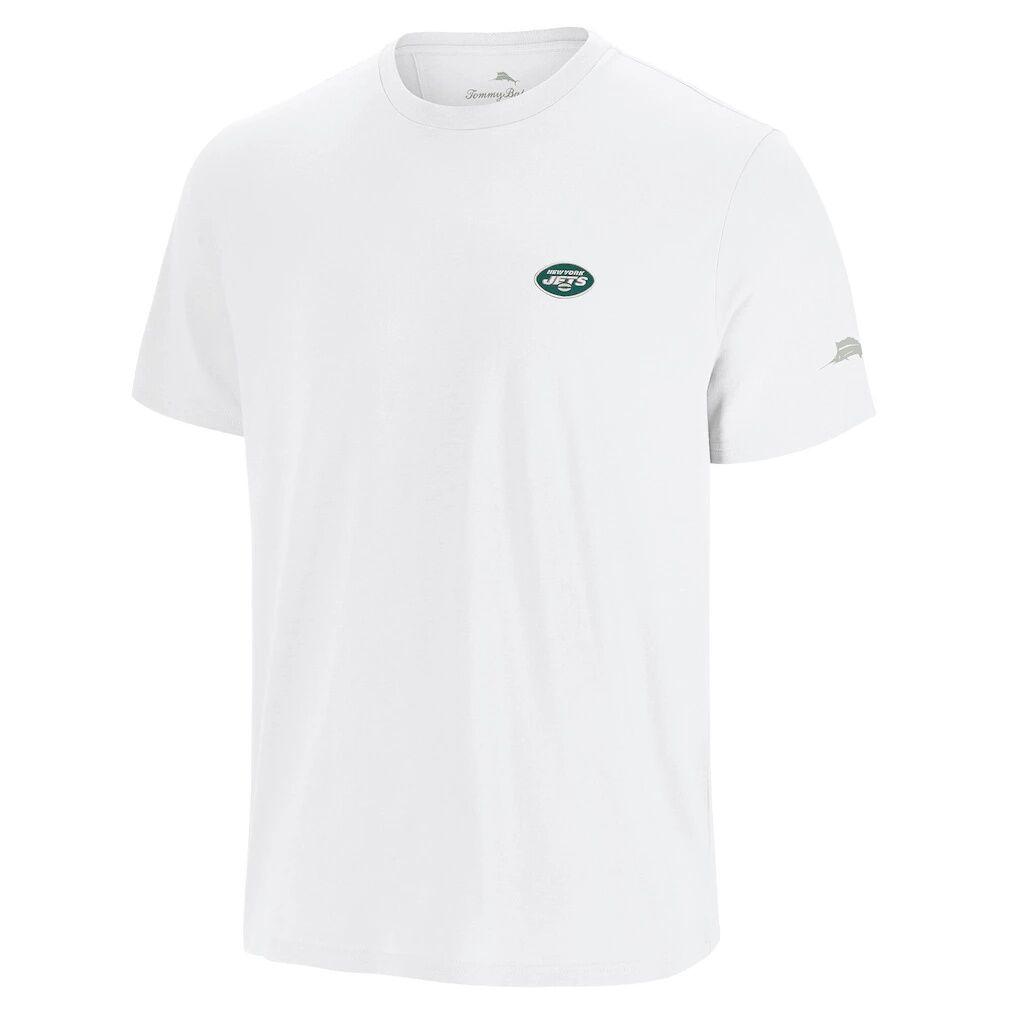New York Jets Tommy Bahama Sport Torchdown Graphic T-Shirt