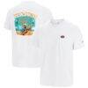 San Francisco 49ers Tommy Bahama Sport Torchdown Graphic T-Shirt - White - Front View