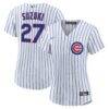 Seiya Suzuki Chicago Cubs Nike Women's Home Replica Jersey - White - Front View