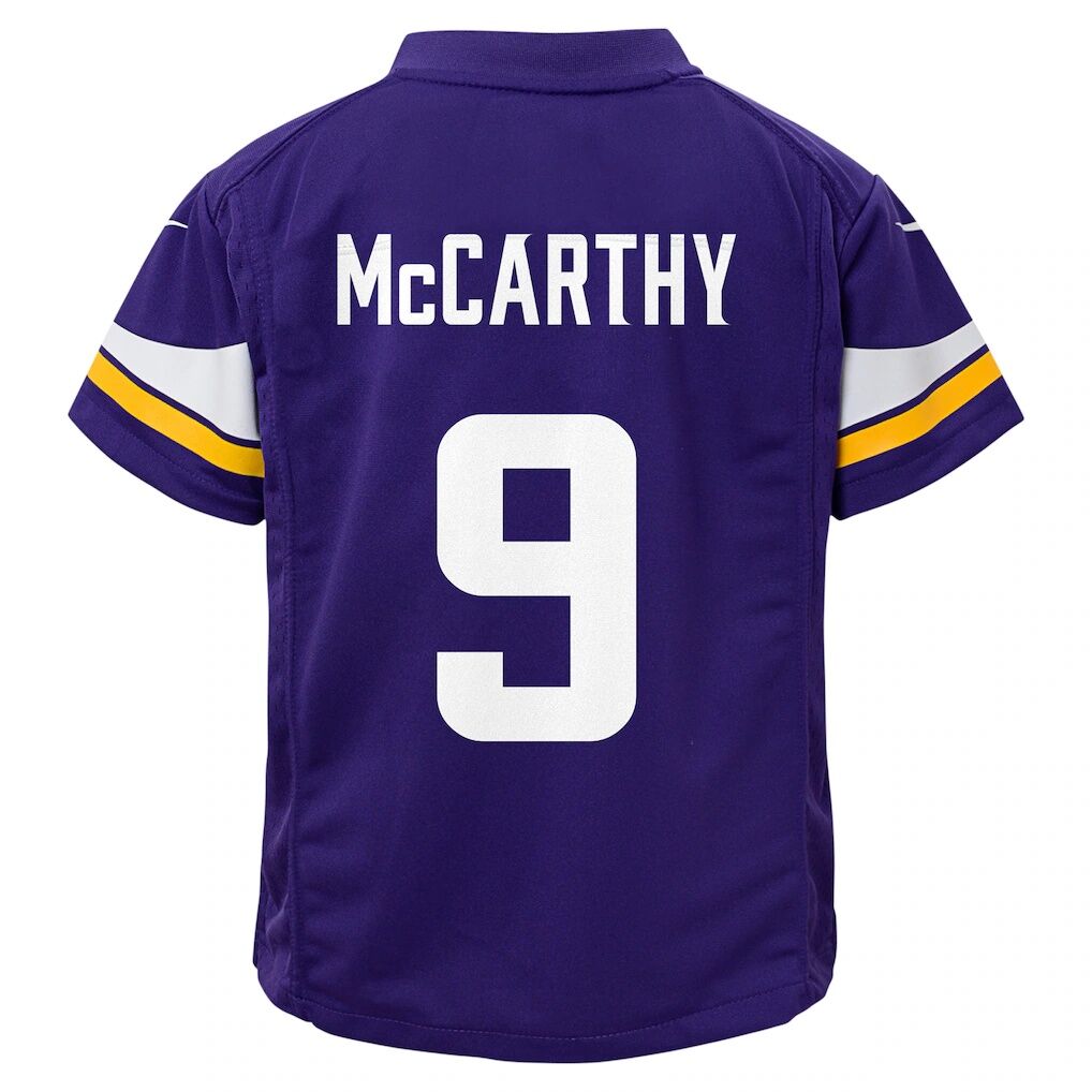 J.J. McCarthy Minnesota Vikings Nike Preschool Player Game Jersey