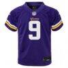 J.J. McCarthy Minnesota Vikings Nike Preschool Player Game Jersey - Purple - Side View
