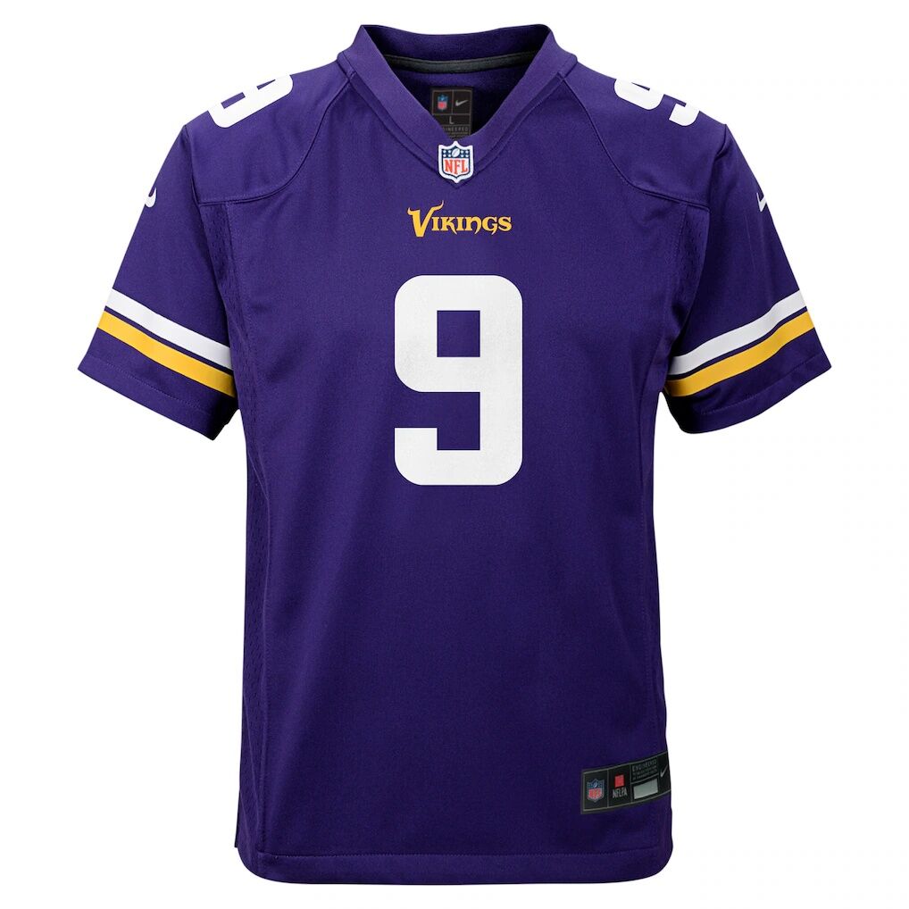 J.J. McCarthy Minnesota Vikings Nike Youth Game Jersey