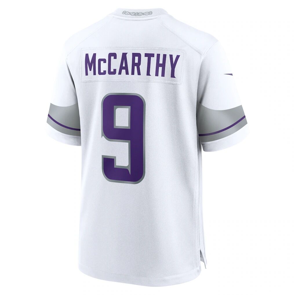 J.J. McCarthy Minnesota Vikings Nike Alternate Game Player Jersey