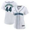 Julio Rodríguez Seattle Mariners Nike Women's Home Replica Jersey - White - Front View