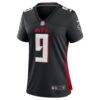 Michael Penix Jr. Atlanta Falcons Nike Women's Game Jersey - Black - Side View
