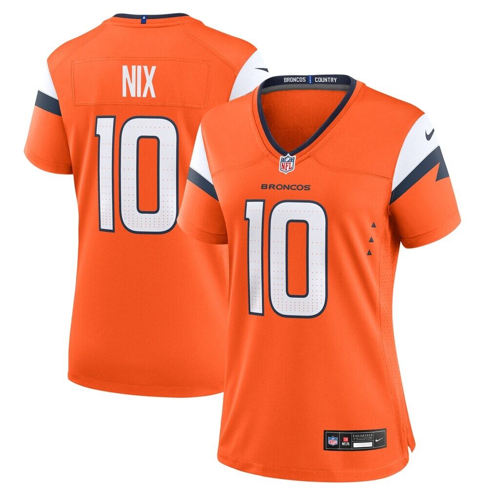 Bo Nix Denver Broncos Nike Women's Game Jersey
