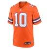 Bo Nix Denver Broncos Nike Mile High Collection 1977 Throwback Player Game Jersey - Orange - Alt1