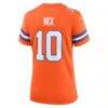 Bo Nix Denver Broncos Nike Women's Mile High Collection 1977 Throwback Player Game Jersey - Orange - Detail View