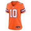 Bo Nix Denver Broncos Nike Women's Mile High Collection 1977 Throwback Player Game Jersey - Orange - Side View