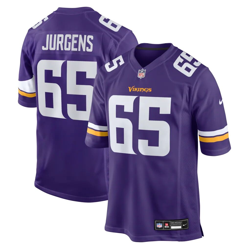 Michael Jurgens Minnesota Vikings Nike Game Jersey