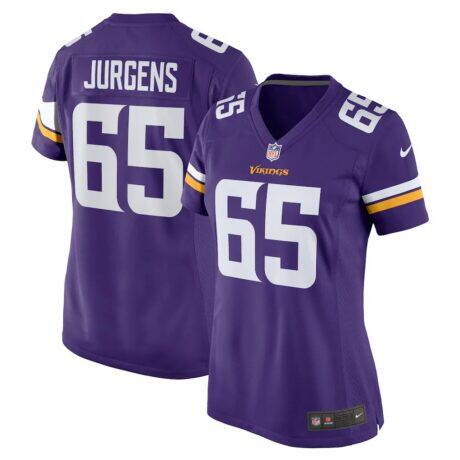 Michael Jurgens Minnesota Vikings Nike Women's Game Jersey - Purple - Front View