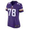 Walter Rouse Minnesota Vikings Nike Women's Game Jersey - Purple - Side View