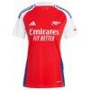 Declan Rice Arsenal adidas Women's 2024/25 Home Replica Player Jersey – Red - - Side View