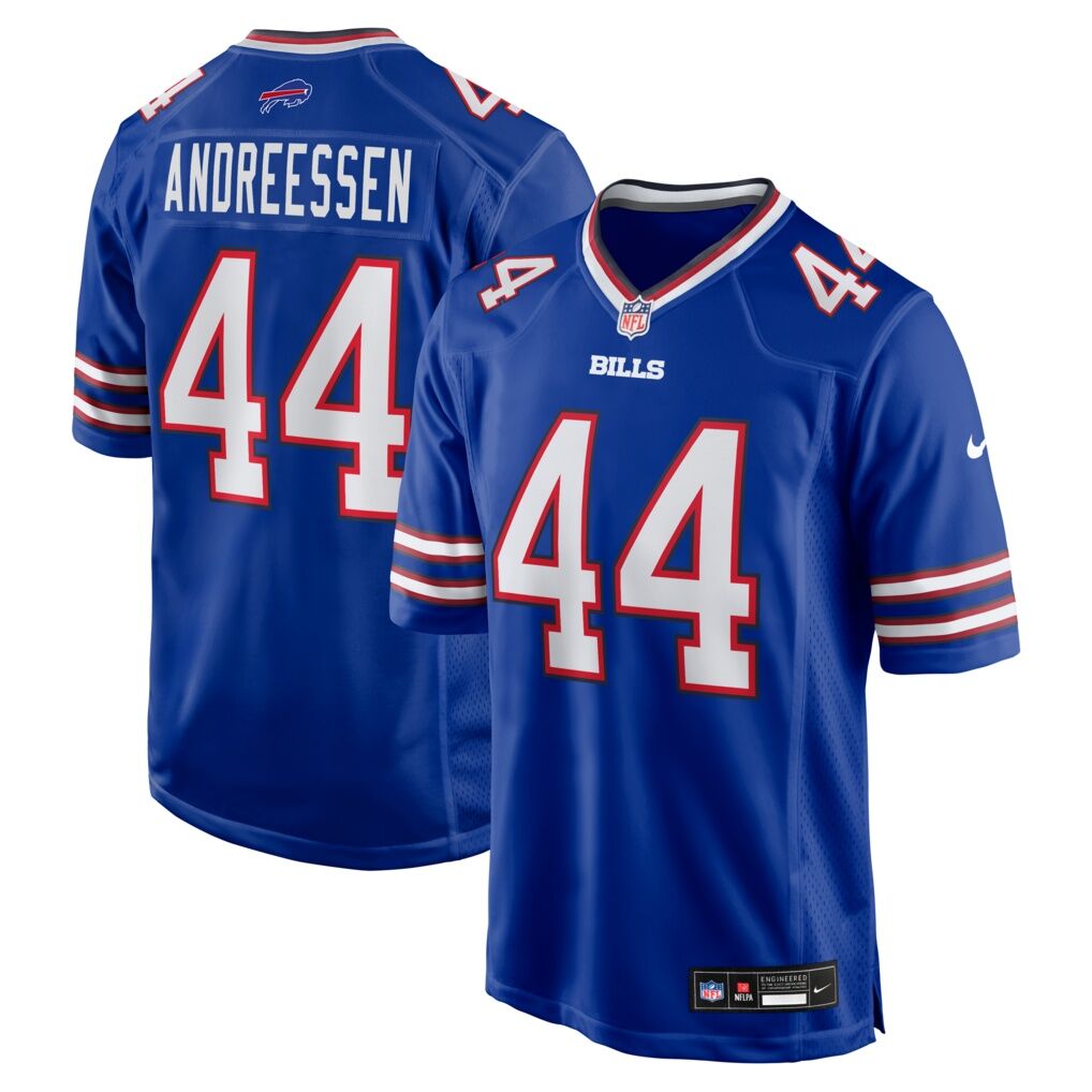 Joe Andreessen Buffalo Bills Nike Game Jersey -  Royal