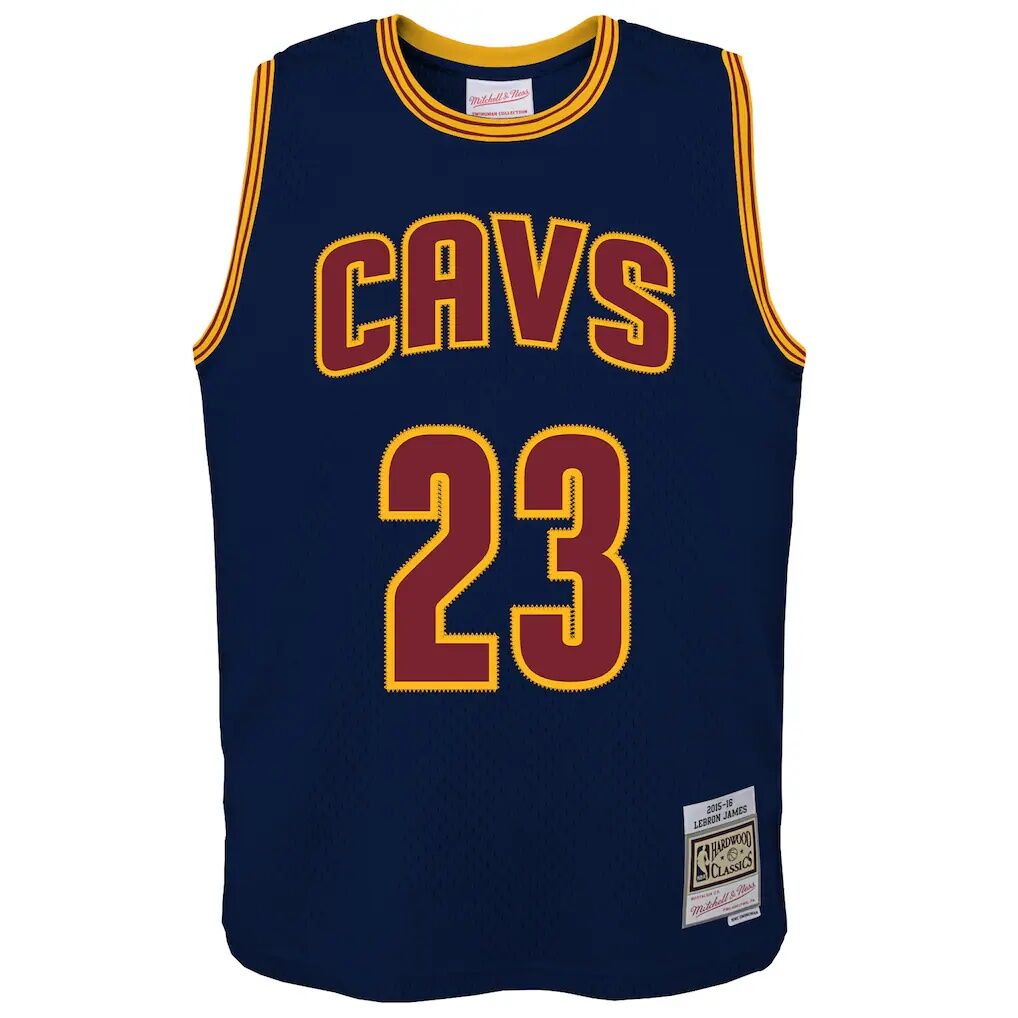 LeBron James Cleveland Cavaliers Mitchell & Ness Youth 2015/16 Hardwood Classics Swingman Jersey
