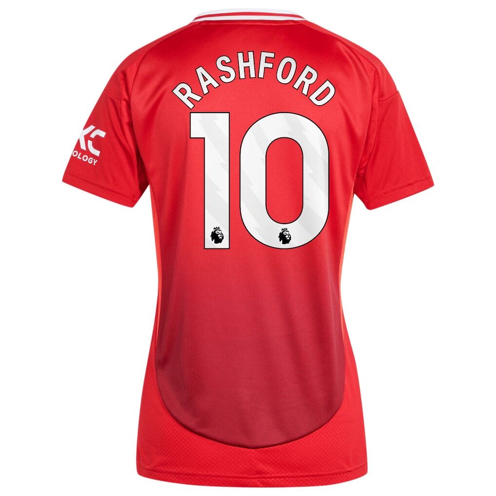 Marcus Rashford Manchester United adidas Women's 2024/25 Home Replica Player Jersey