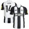 Alexander Isak Newcastle United adidas 2024/25 Home Authentic Player Jersey - Black - Front View