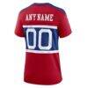 New York Giants Nike Women's Alternate Game Custom Jersey - Red - Detail View