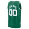 Boston Celtics Fashion7 Youth Fast Break Custom Replica Jersey - Kelly Green - Kelly Green - Detail View