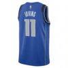 Kyrie Irving Dallas Mavericks Nike Unisex Badge Swingman Replica Jersey - Blue - Detail View