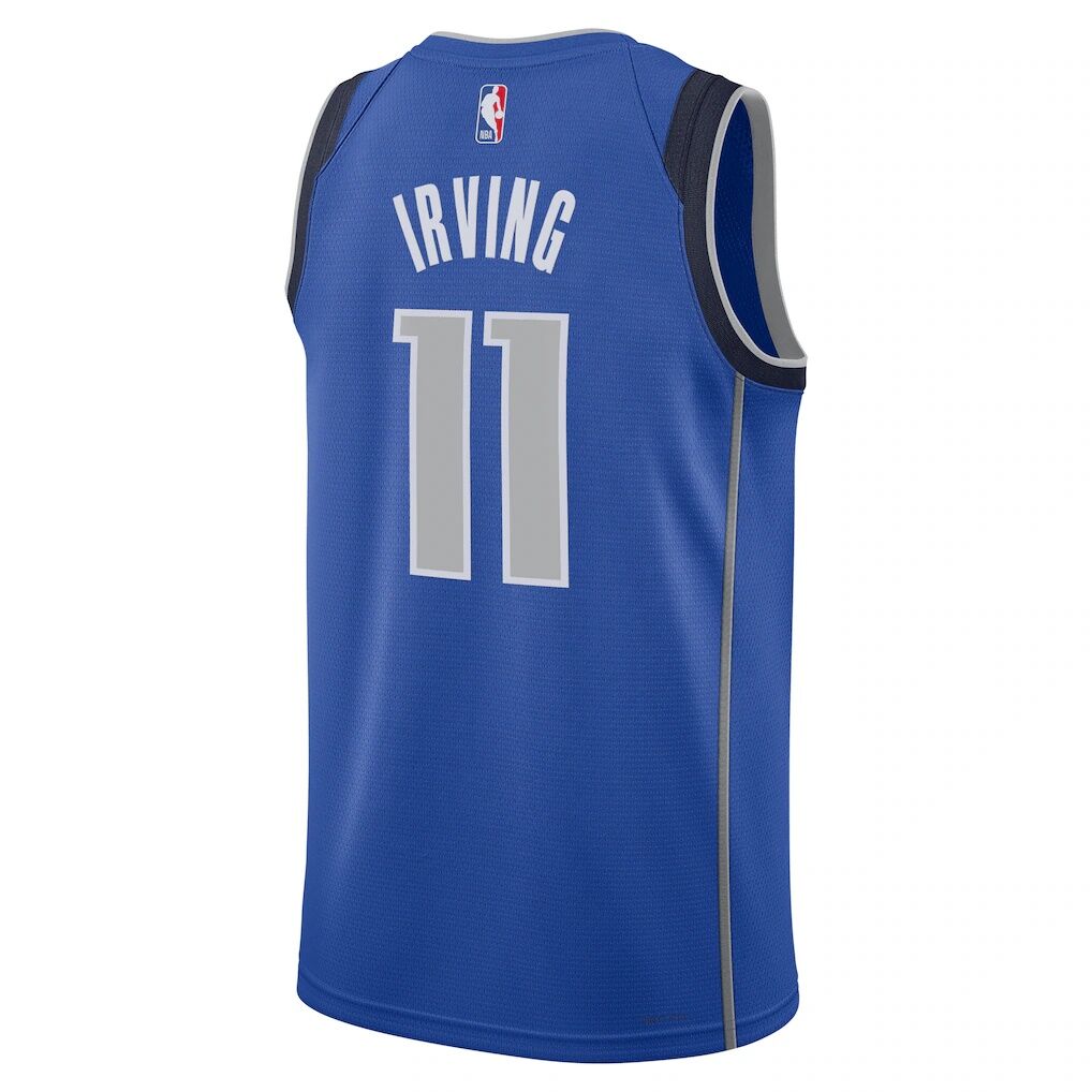 Kyrie Irving Dallas Mavericks Nike Unisex Badge Swingman Replica Jersey - Icon Edition