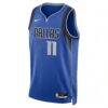 Kyrie Irving Dallas Mavericks Nike Unisex Badge Swingman Replica Jersey - Blue - Side View