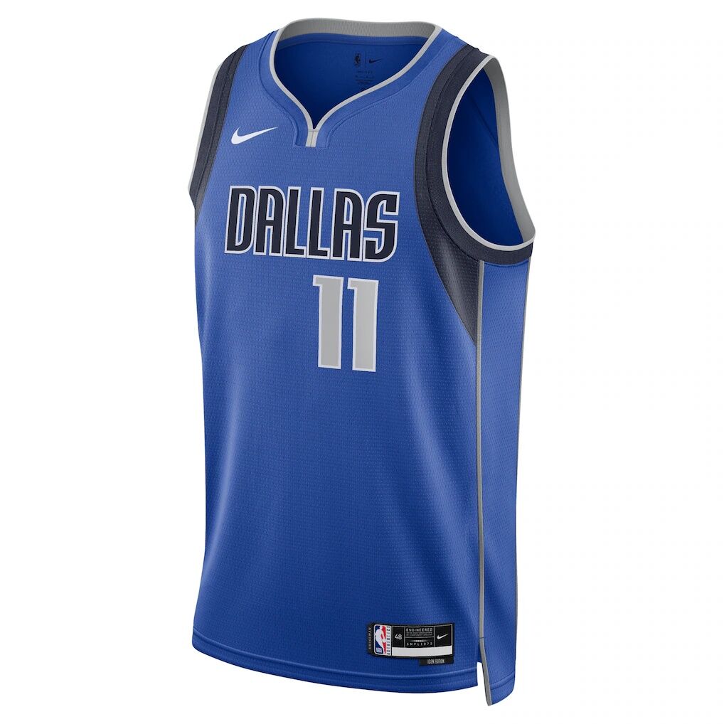 Kyrie Irving Dallas Mavericks Nike Unisex Badge Swingman Replica Jersey - Icon Edition