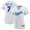 Bobby Witt Jr. Kansas City Royals Nike Women's Home Replica Player Jersey - White - Front View