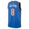 Jalen Williams Oklahoma City Thunder Nike Unisex Swingman Replica Jersey - Blue - Detail View