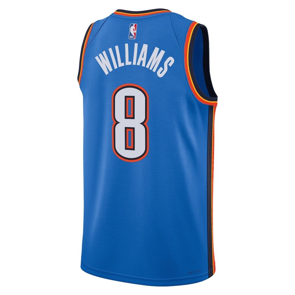 Jalen Williams Oklahoma City Thunder Nike Unisex Swingman Replica Jersey - Icon Edition