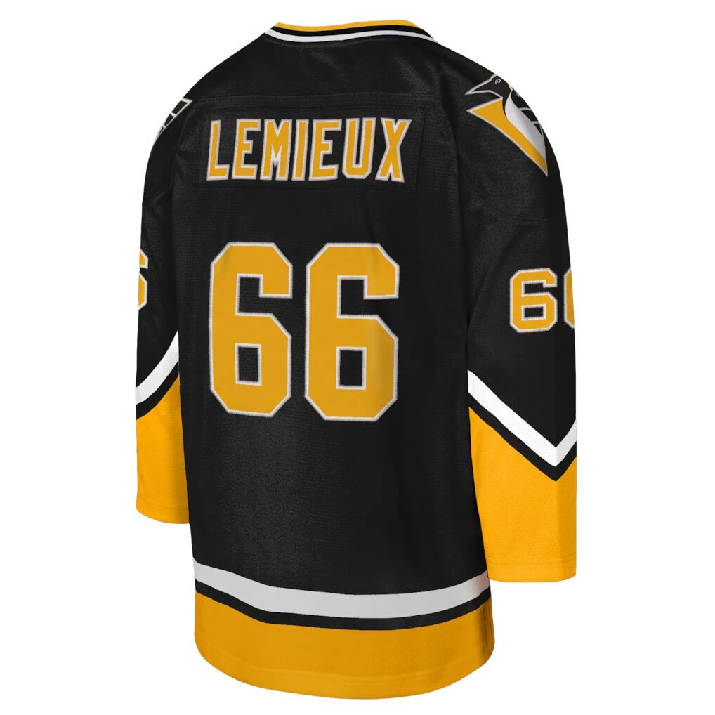 Mario Lemieux Pittsburgh Penguins Mitchell & Ness Youth 1992/93 Captain Patch Power Play Player Jersey