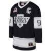 Wayne Gretzky Los Angeles Kings Mitchell & Ness Youth 1992/93 Captain Patch Power Play Player Jersey - Black - Side View