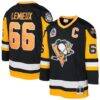 Mario Lemieux Pittsburgh Penguins Mitchell & Ness Preschool 1991/92 Blue Line 2.0 Player Jersey - Black - Front View