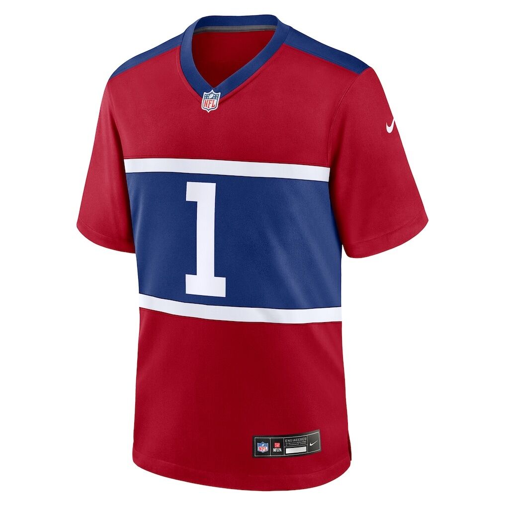 Malik Nabers New York Giants Nike Youth Game Jersey