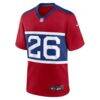Devin Singletary New York Giants Nike Youth Game Jersey - Red - Side View