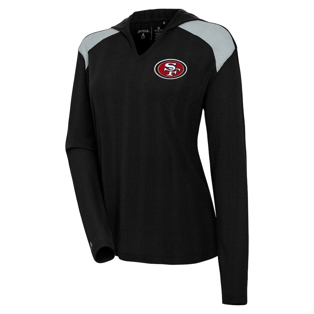 San Francisco 49ers Antigua Women's Opulent Long Sleeve Hoodie T-Shirt