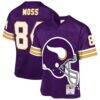Randy Moss Minnesota Vikings Mitchell & Ness Youth 1998 Throwback Fashion Jersey - Purple - Front View