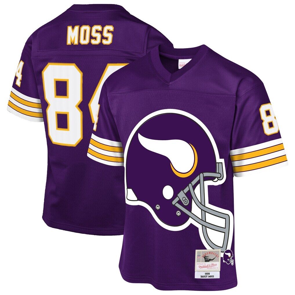 Randy Moss Minnesota Vikings Mitchell & Ness Youth 1998 Throwback Fashion Jersey