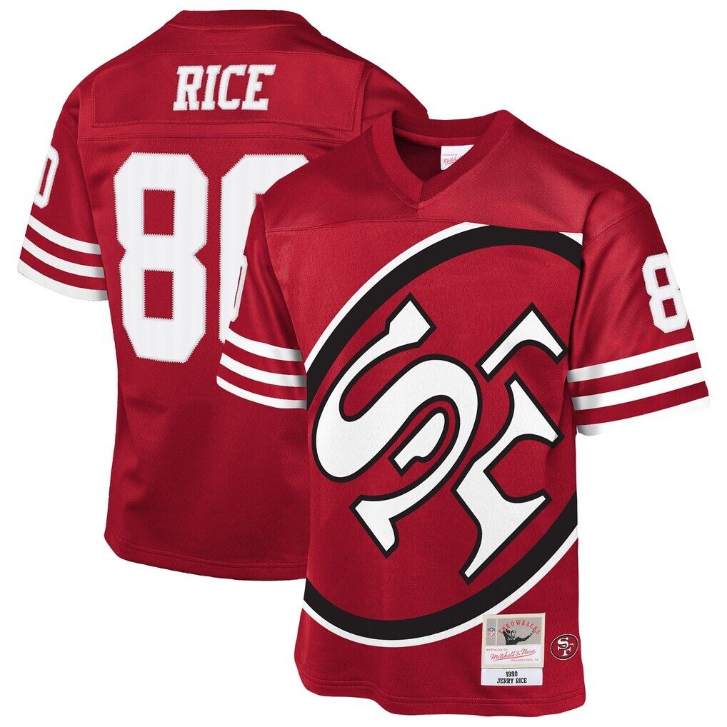 Jerry Rice San Francisco 49ers Mitchell & Ness Youth 1990 Throwback Fashion Jersey - Scarlet